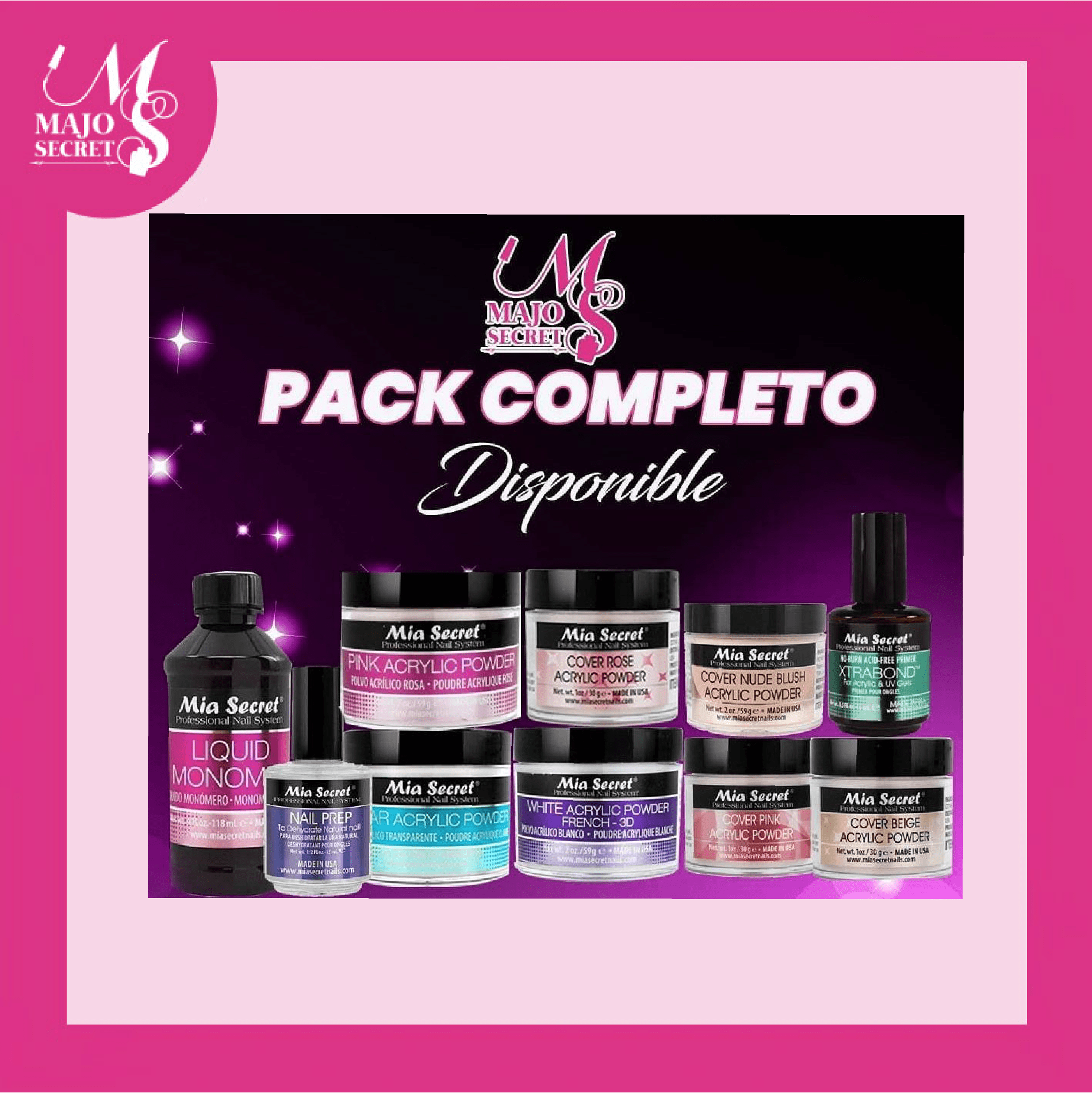 Pack Completo MIA SECRET Majo Secret