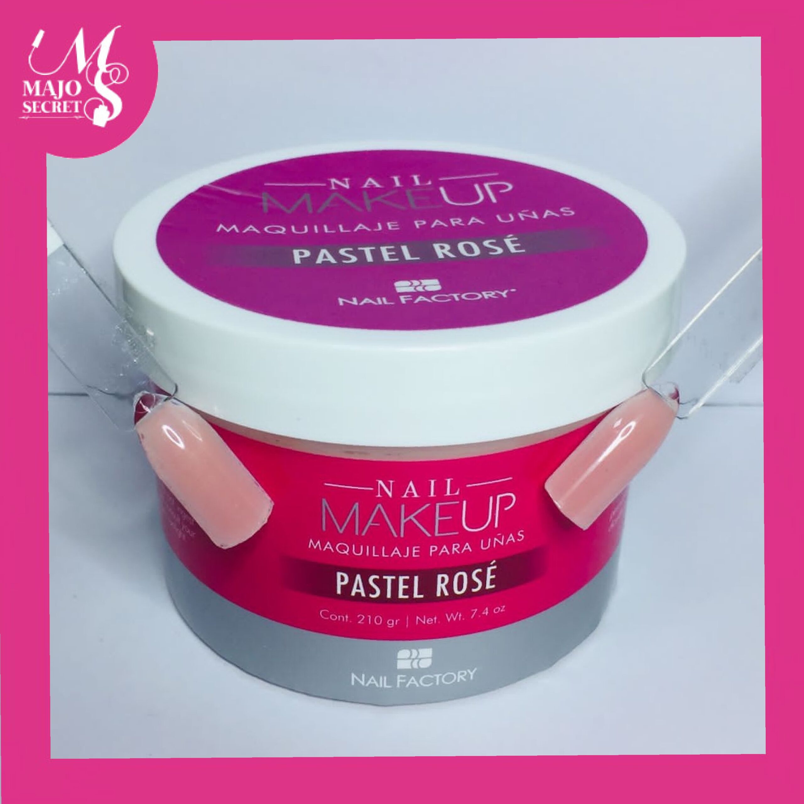 Acrilico Pastel Rose 210grs Nail Factory