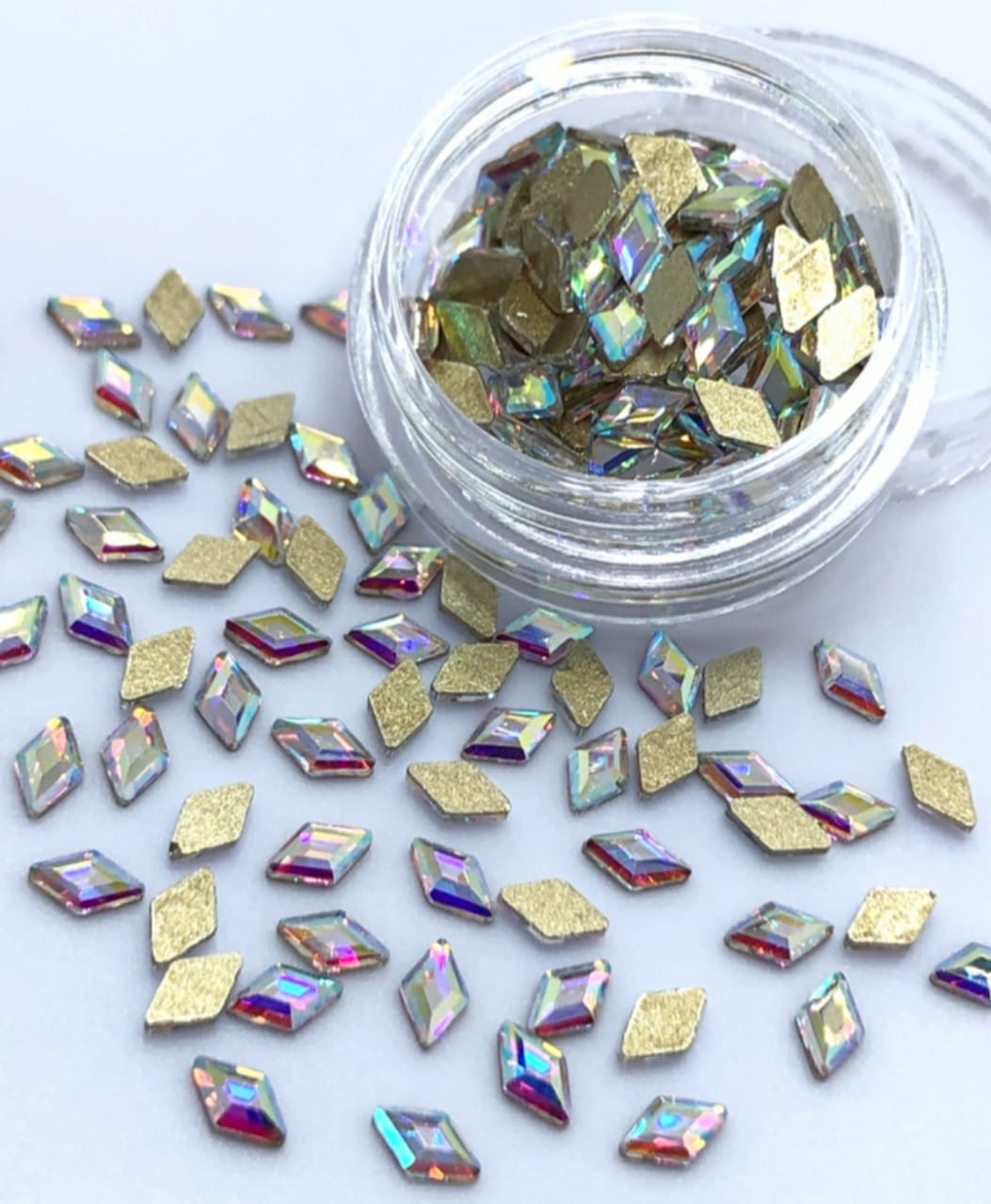 CRISTAL ROMBO 3X5MM (10 UNIDADES) AB