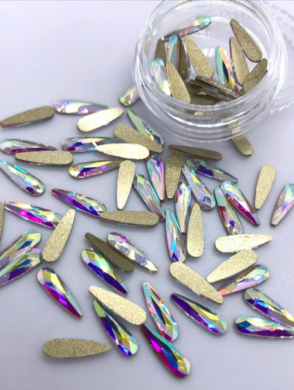 CRISTAL LAGRIMA 2X6MM (10 UNIDADES) AB