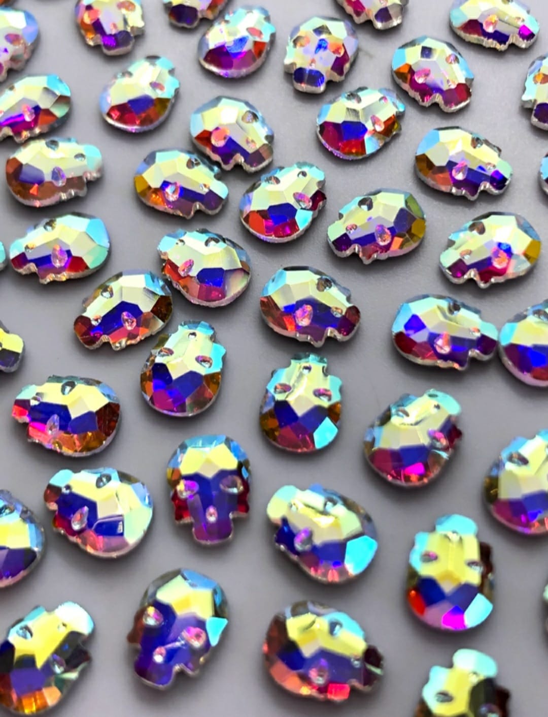 CRISTAL CALAVERA 6X8MM (10 UNIDADES) AB