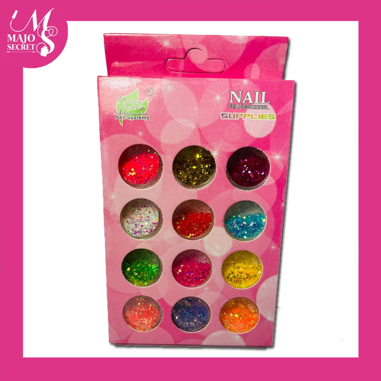 Decoracion Glitter Varios colores