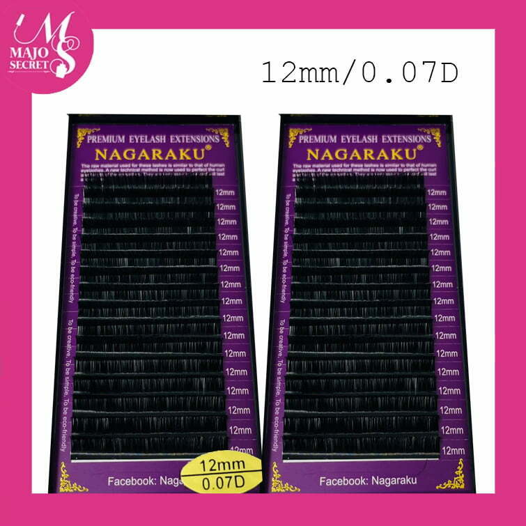 Pestañas Nagaraku 12mm/0.07D