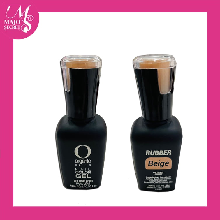 Base Rubber Beige 15ml Organic Majo Secret