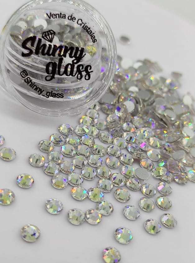 Cristales Redondos SS12 Cristalino 200unid