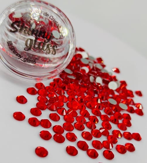 Cristales Redondos SS3 Siam Claro 200unid