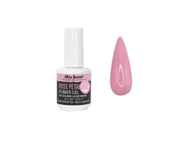 RUBBER TOP GEL ROSE PETAL MIA SECRET 15ML