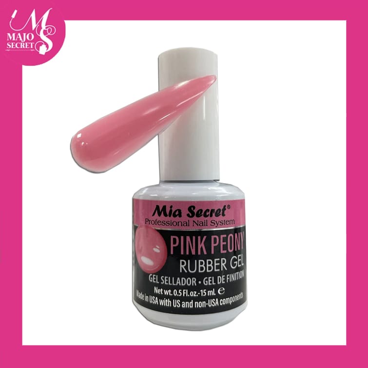 Rubber Top Gel Rose Petal 15ML Mia Secret Majo Secret