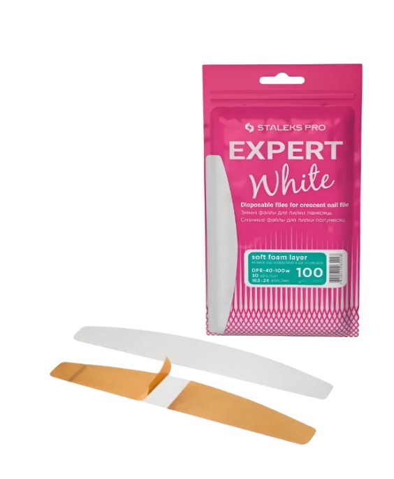 LIMA ADHESIVA REEMPLAZABLE EXPERT 40 BLANCA STALEKS 100