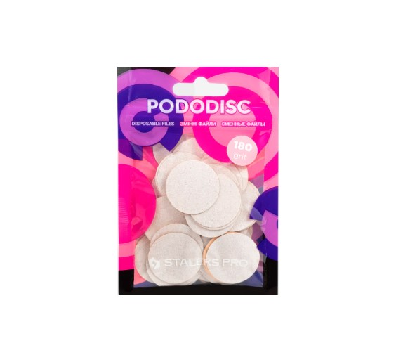PADS PARA PODODISC STALEKS PRO TALLA "L" BLANCO 180