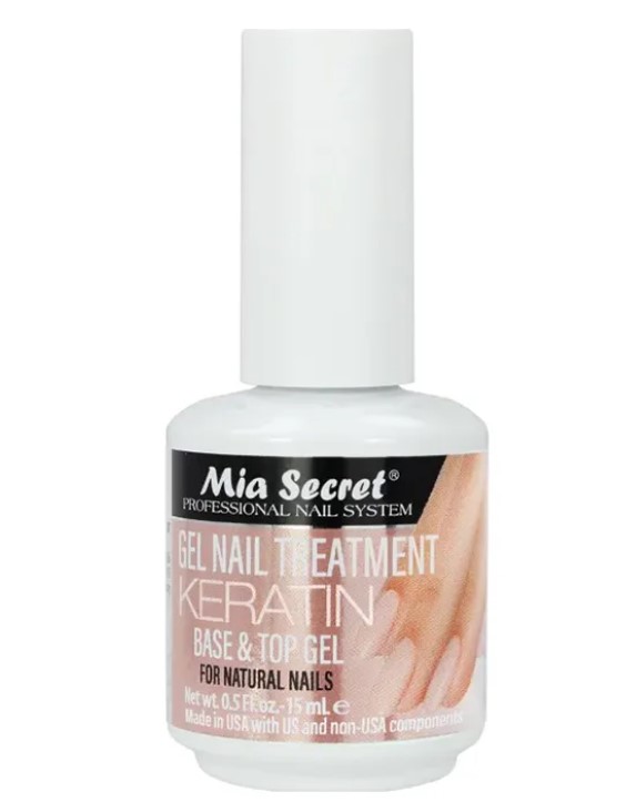 BASE Y TOP GEL KETARIN CON COLOR MIA SECRET 15ML