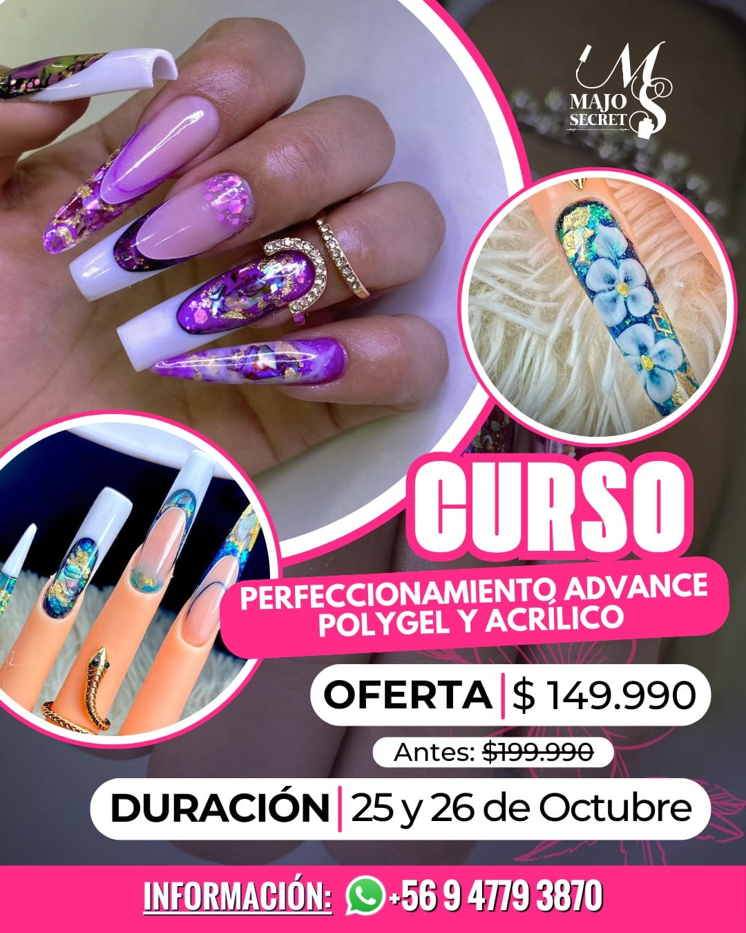 Curso de Perfeccionamiento Advance Acrilico y Polygel