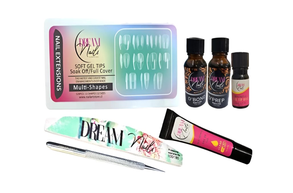 KIT PROFESIONAL SOFT GEL DREAM NAILS