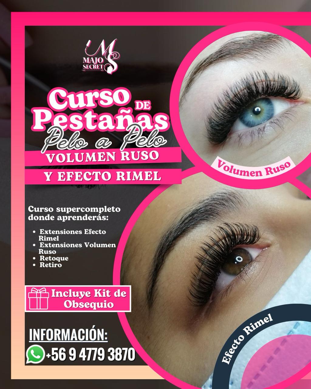 Curso de Pestañas pelo a pelo avanzado