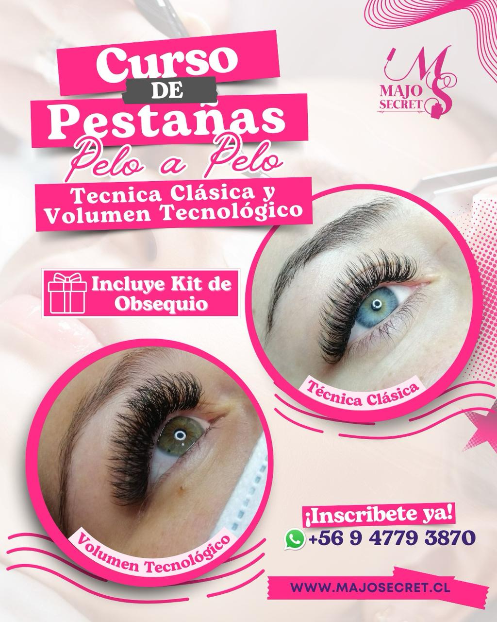 Curso de Pestañas Pelo a Pelo Inicial