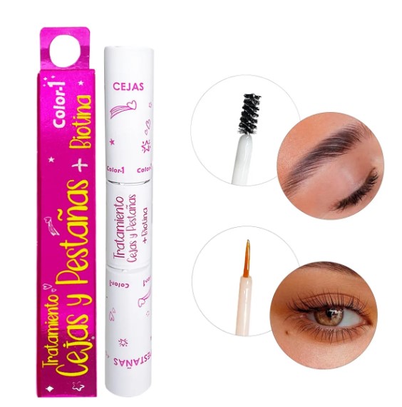 TRATAMIENTO PARA CEJAS Y PESTAÑAS CON BIOTINA COLOR 1