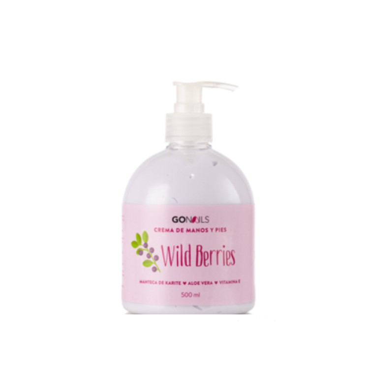 CREMA DE MANOS Y PIES GONAILS WILD BERRIES 500ML