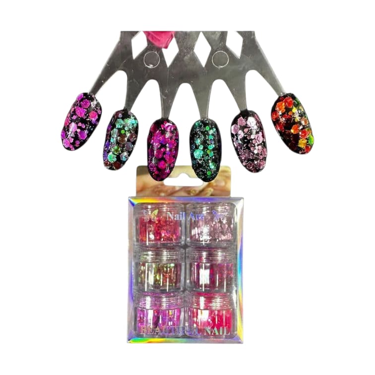 GLITTER DE COLORES 6U